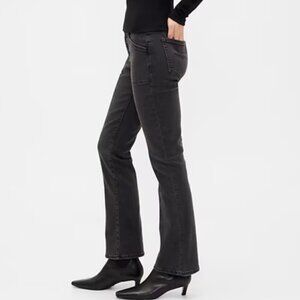Gap	Petite Black Baby Boot Mid Rise Jeans - Size 28P/6P
